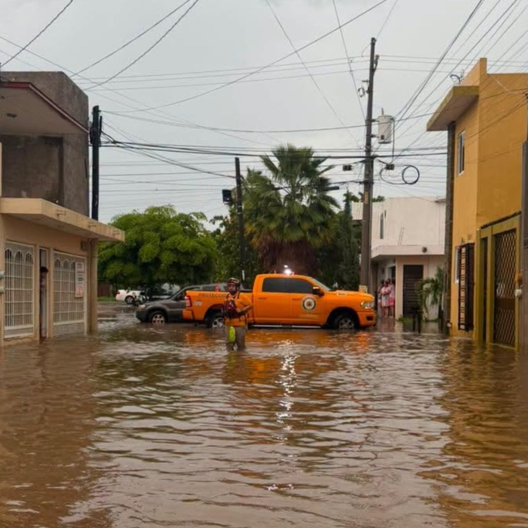 Se pide evitar circular por áreas inundables
